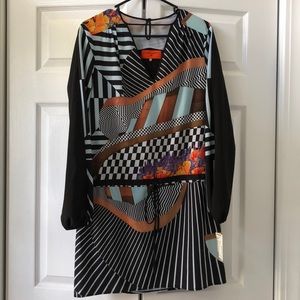 Fun printed sleeved dress